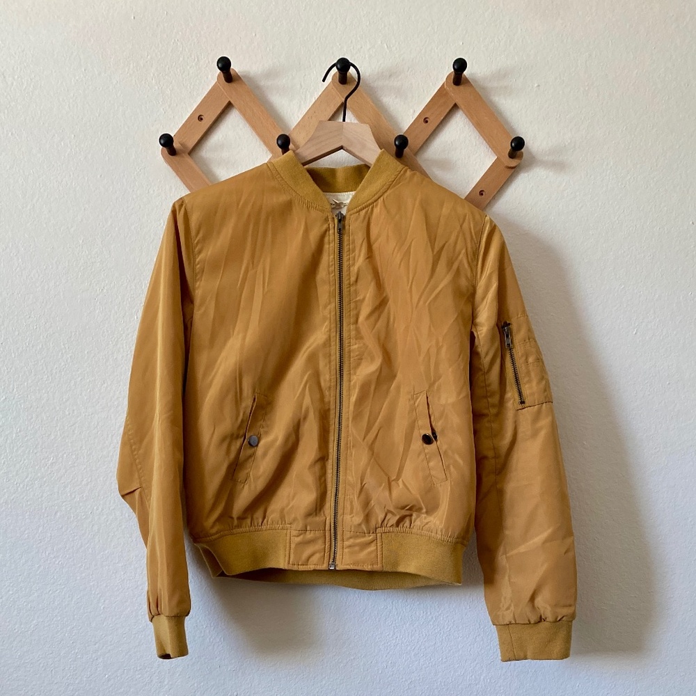 Mustard Bomber Jacket